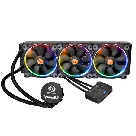 Thermaltake Water 3.0 Riing RGB 360 3x 120mm CPU Liquid Cooler for Intel CL-W108-PL12SW-A